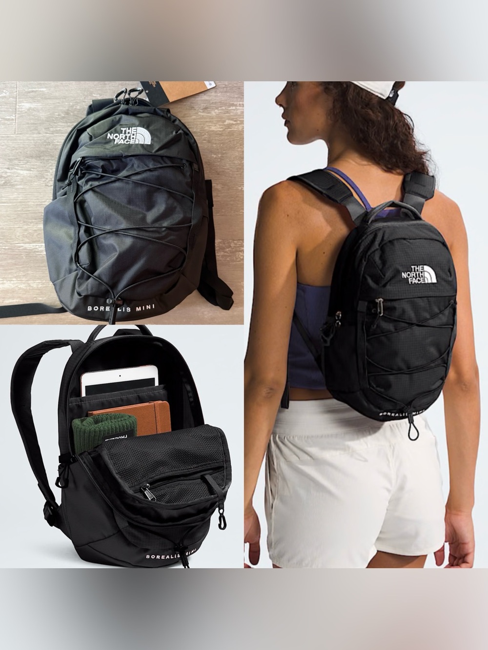 The North Face Borealis Mini Backpack in TNF Black NEW 10L OS Unisex EDC